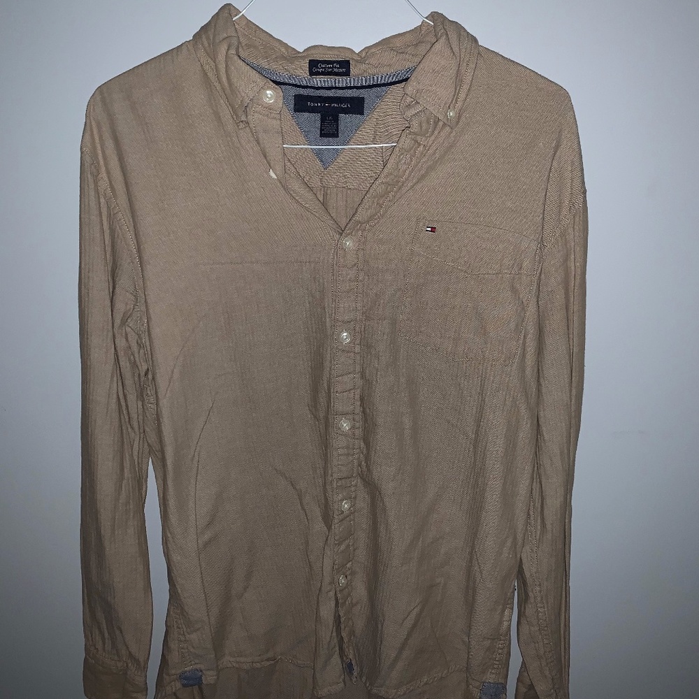 Size L Tommy Hilfiger Long Sleeve Button Down